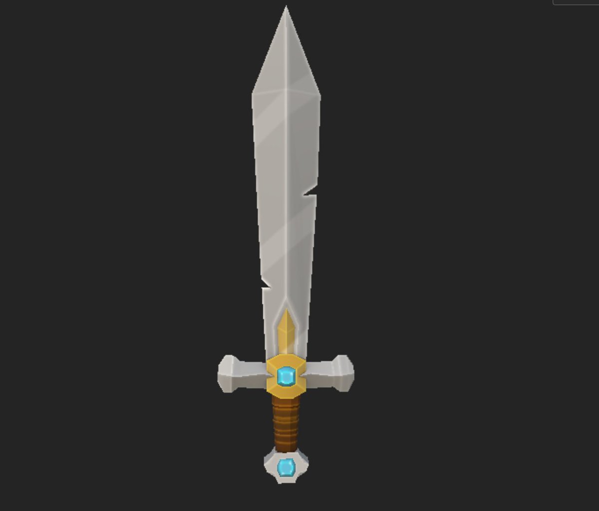 SageXer0's tweet photo. I just modelled/textured some Cartoony swords #roblox #robloxdev #assets https://t.co/6K9eP4hLE4