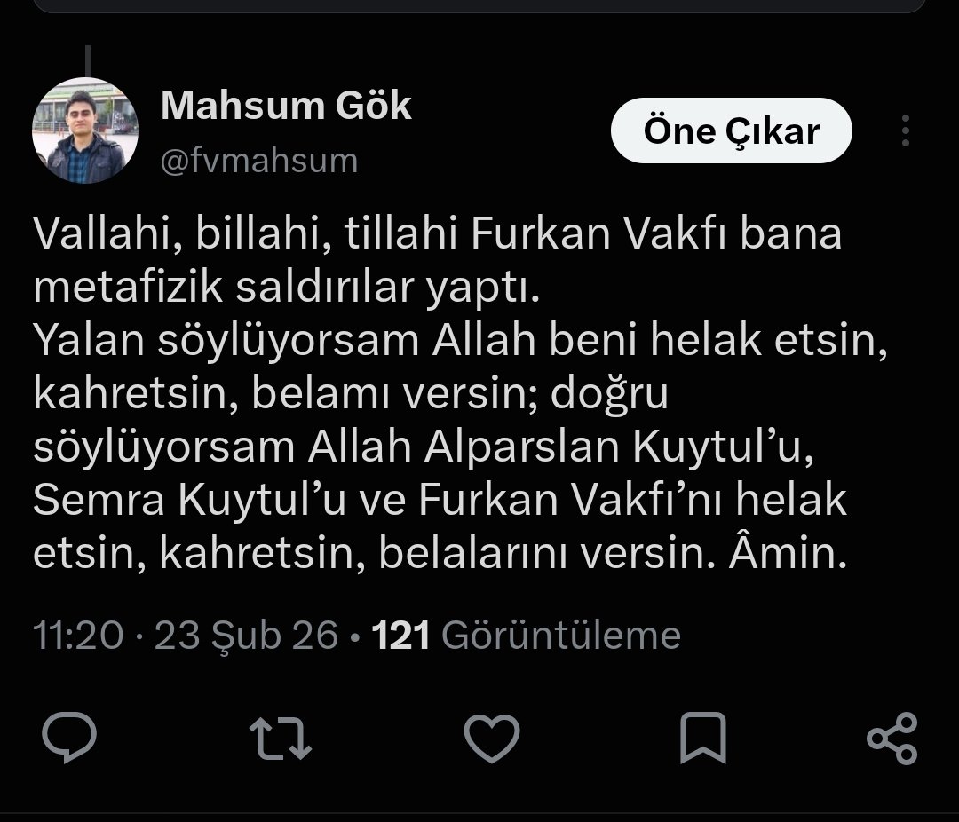 fvmahsum's tweet photo. @OzgurAhmetHasar Gördünmü.... https://t.co/LtTFBrDZrY