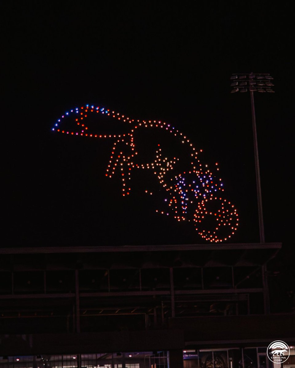 CarolinaCore_FC's tweet photo. FIRST-EVER drone show at 📍Truist Point Stadium ✅🚁 https://t.co/kgSSqzfG1M