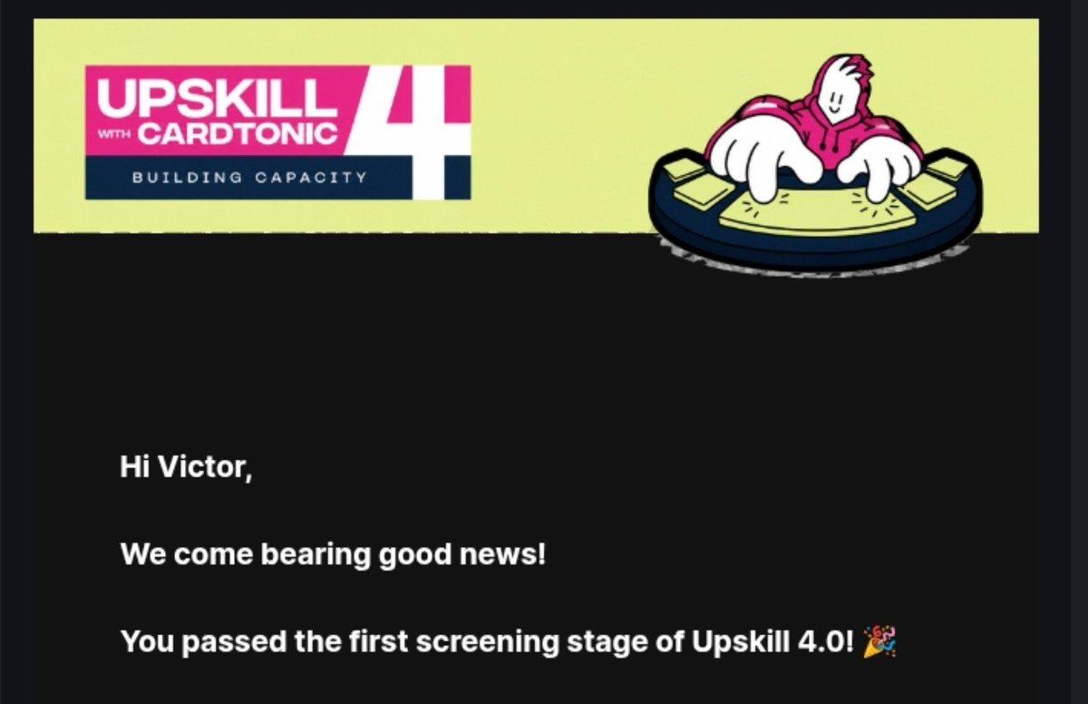 _witn3s's tweet photo. Congratulations to me 🎉
Thank you, @cardtonic
Unto the next...
Dear Lord! https://t.co/lCYziaPPEa