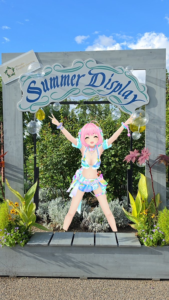 hasebe_nry's tweet photo. 新潟県見附市にある
「みつけイングリッシュガーデン」で撮っていたりあむちゃんです💊☂️
#夢見りあむ
#デレスポAR https://t.co/ohAIf1dKNt