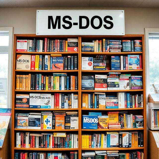 ScribesQuest's tweet photo. Always make sure your personal library is stocked with books on MS-DOS. https://t.co/uSUw7PgEFK