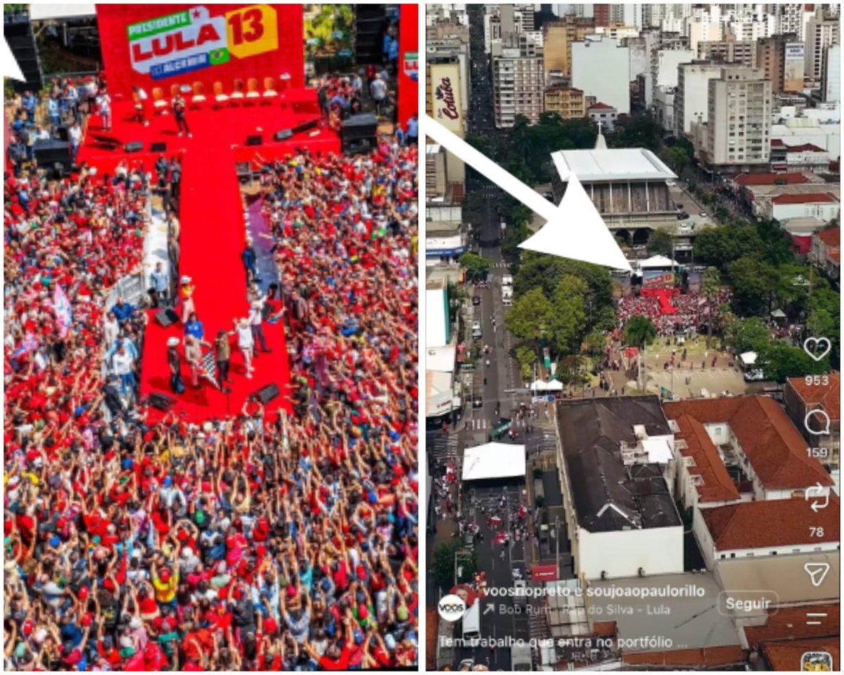 TumultoBR's tweet photo. A imagem que o PT te vende e a imagem real.

Partido MENTIROSO até em foto. https://t.co/WV1NGnKPxr