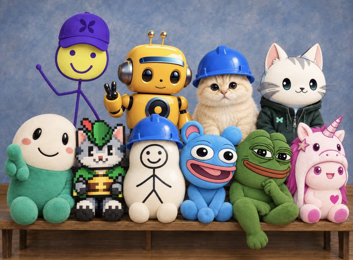 theo1doll's tweet photo. Mascot Class of 2026. 📸
@Hypurr @CupseyToken @robincatonhood @BasedBrett @BasecatOnBase @theunipcs @pepecoineth @swappyonx @BEN_Flap and  @theo1doll https://t.co/HIxnj0AgVF