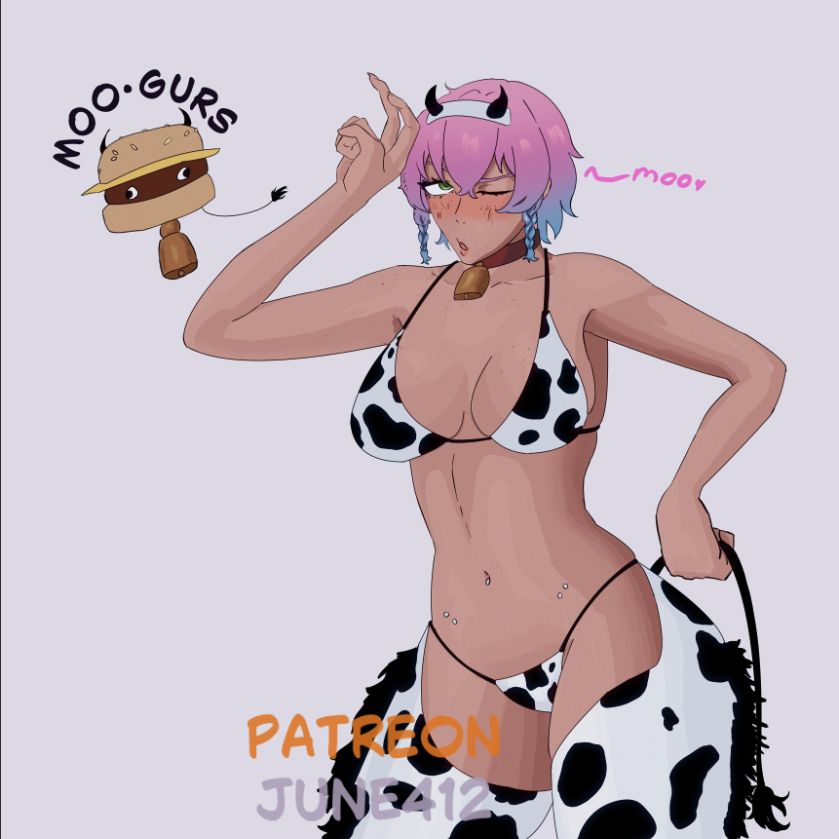 June41222's tweet photo. Nen Nen's MooGurs service [OC] 
#nsfw #art #digitalart #Oc https://t.co/rzKgqpusbL