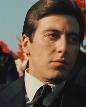 Gibboanxious's tweet photo. Al Pacino in The Godfather, 1972. https://t.co/UGdOfrbN9S