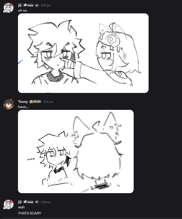 eepyjiji's tweet photo. do NOT boop @toon_owo  T~T https://t.co/y9fe4JqBSb