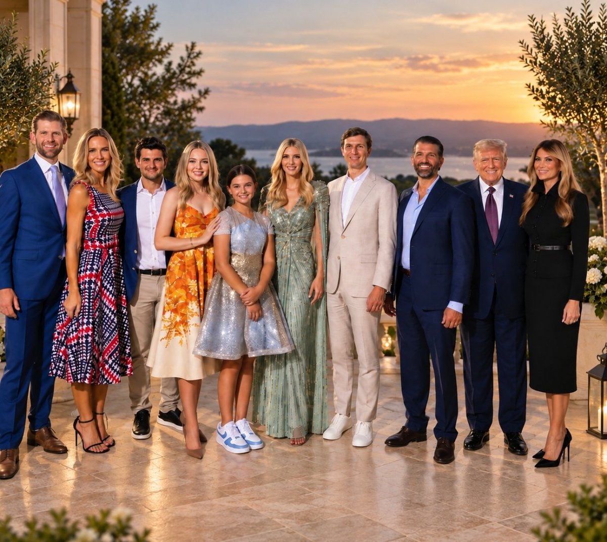 Michaeel87's tweet photo. Nothing beats a long Sunday lunch with the people who mean the most to me. Between all the chaos, we somehow managed to pause and snap a few memories before everyone dug in. Full stomach, full heart, and a camera roll full of love. ❤️🥘

#EricTrump #LaraTrump #MichaelBoulos #TiffanyTrump #IvankaTrump #JaredKushner #DonaldTrumpJr #DonaldTrump #MelaniaTrump