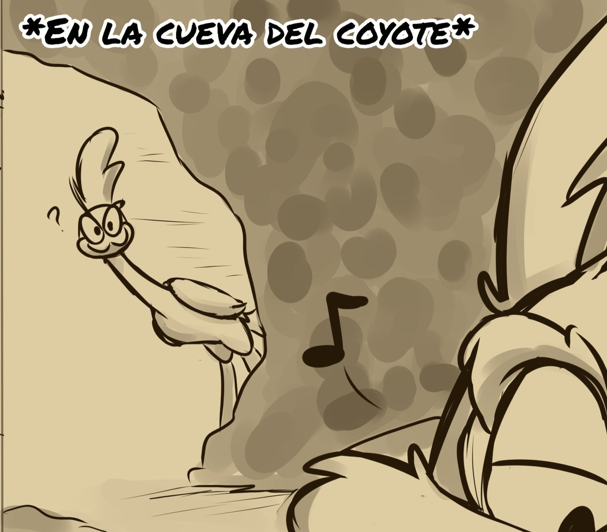 CrayB43295's tweet photo. Ok un comic rapido de esta idea que tube no mas porque si 🤣🤣🤣 
#wilerunner #cayotevsacme #roadrunner #wileecoyote https://t.co/WK4PeLiqdq
