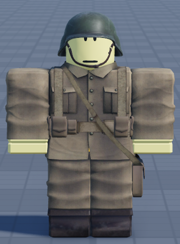 Xucrogames's tweet photo. WW1 Soldier Outfit

#roblox #robloxart #blender #HappyRock https://t.co/vNZyV1mRxx