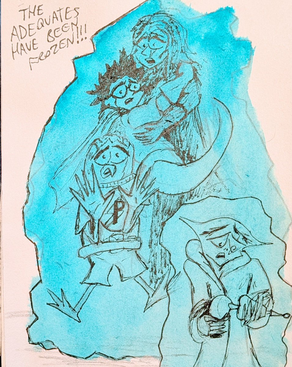 BillyHamil90390's tweet photo. The Adequates get frozen &amp; unfozen (I was inactive on tiktok during exams so i made this as an excuse as to why) https://t.co/TG7YK36g3D