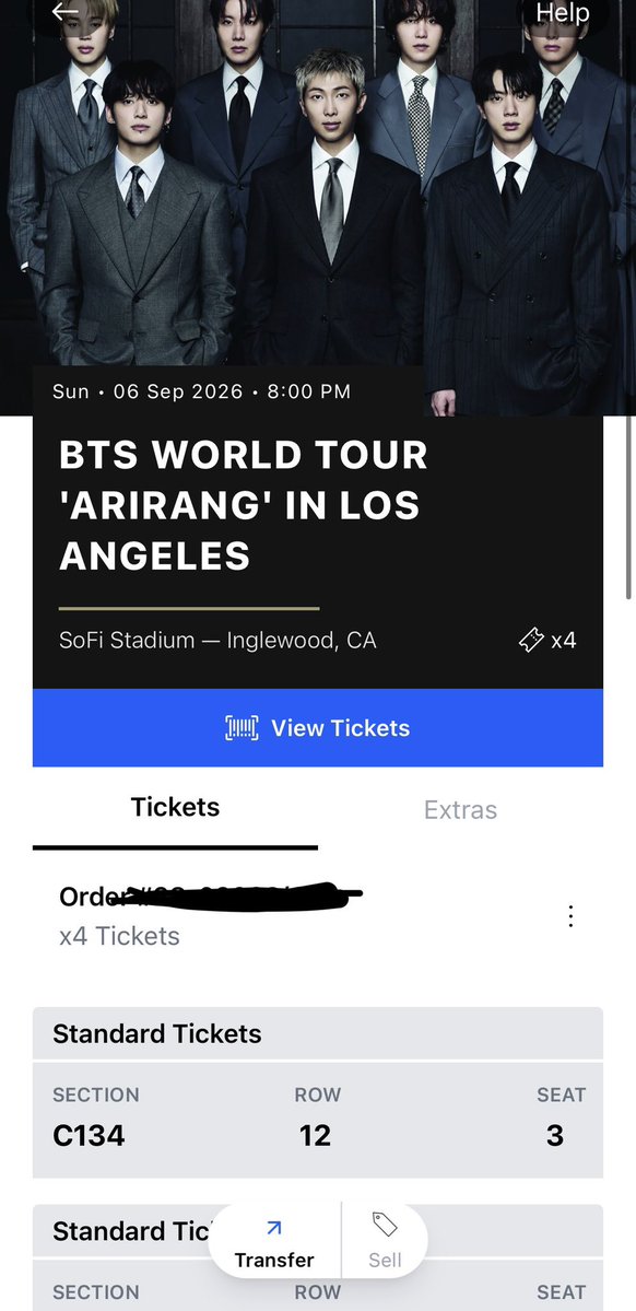candyhenr's tweet photo. I’m desperately trying to get rid of my 4x BTS LA tickets for tonight at SoFi stadium — Inglewood, CA

- Section: 100 Level Club

- asking for $200 each .

- Message me for more details if interested
- ⁠https://t.co/2MJxYwlqzC
#bts #btslos https://t.co/kfhZnHmYPv