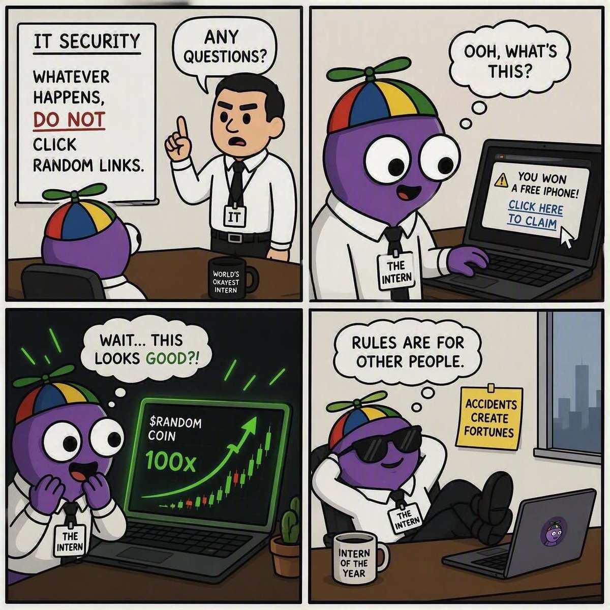 purpleSOLintern's tweet photo. @ClarissaYorke TheIntern https://t.co/sdFYLYR9Yl