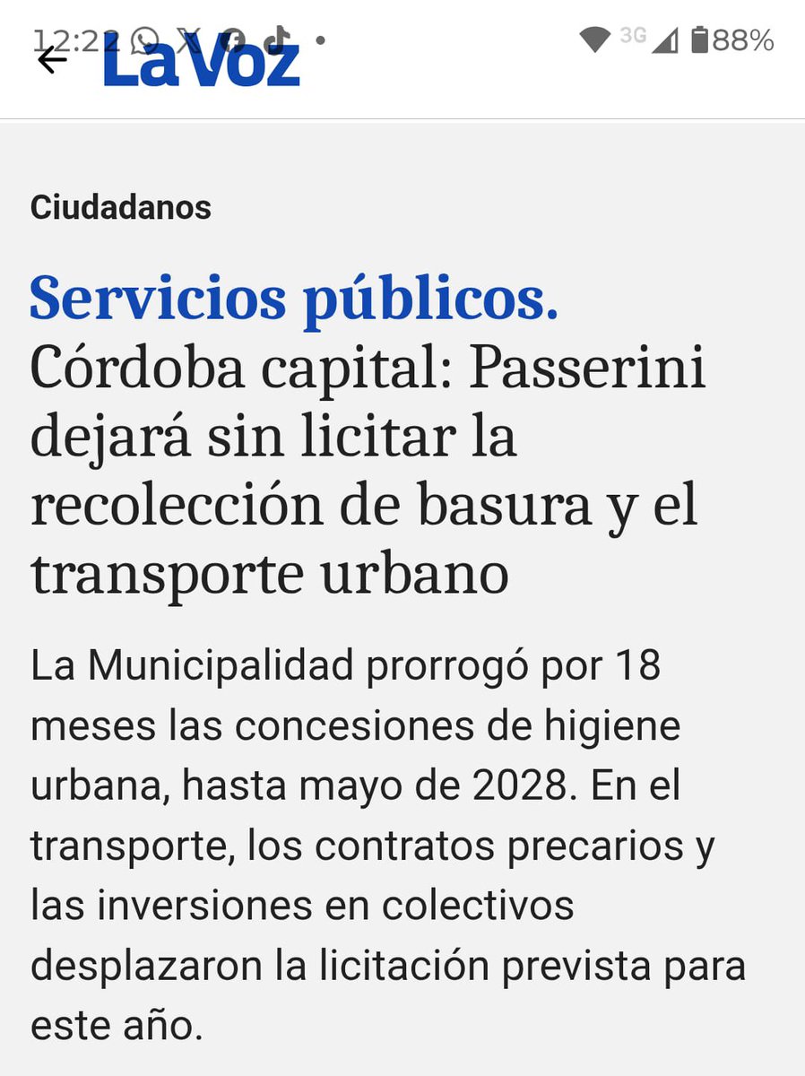 JuanNegri's tweet photo. Desde hace mucho sostengo que el intendente tiene una posibilidad única para licitar el transporte y la recolección de residuos y de esta manera poner a la ciudad a la altura de los avances que demandan estos servicios públicos que hoy son deficitarios, malos y de baja calidad. Era el momento de empezar a trabajar sobre temas que ya no se hablan en la ciudad, como medio ambiente y una transporte público que requiere más opciones con la mirada puesta en el usuario. Estoy convencido que perdemos una gran oportunidad. Me comprometo en algunas semanas a presentar dos ideas muy claras de que haremos con la basura y con el transporte si nos toca gobernar la ciudad.