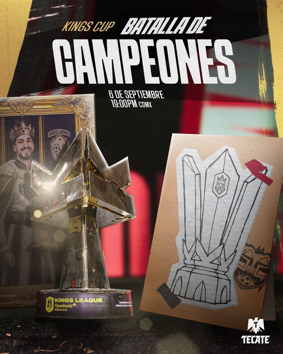 AniquiladoresFC's tweet photo. HOY 🚨

Regresamos al Domo a tener una “BATALLA DE CAMPEONES” y será ante el @PelucheCaligari 🧸

Domingo 6 de Septiembre
- 7:00 PM 🇲🇽 
- 2:00 AM 🇪🇸
- 10:00 PM 🇦🇷 
- 8:00 PM 🇨🇴

#AniquiladoresFC 💪 #KingsCupMéxicoJ1 https://t.co/K5iJYQp0R0