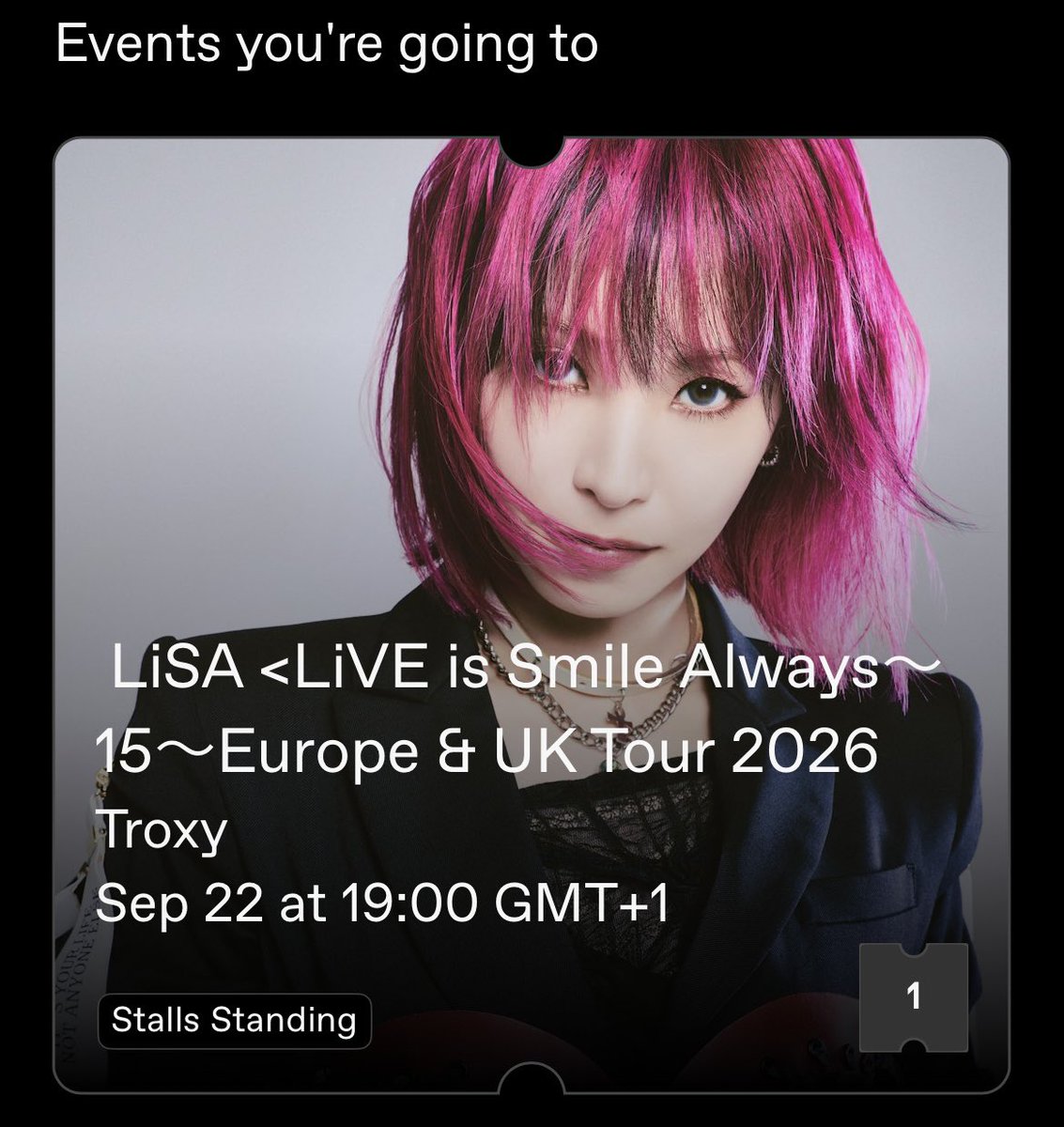 あっちゃん@PUNK LiSAッ子9/22🇬🇧 on X: 