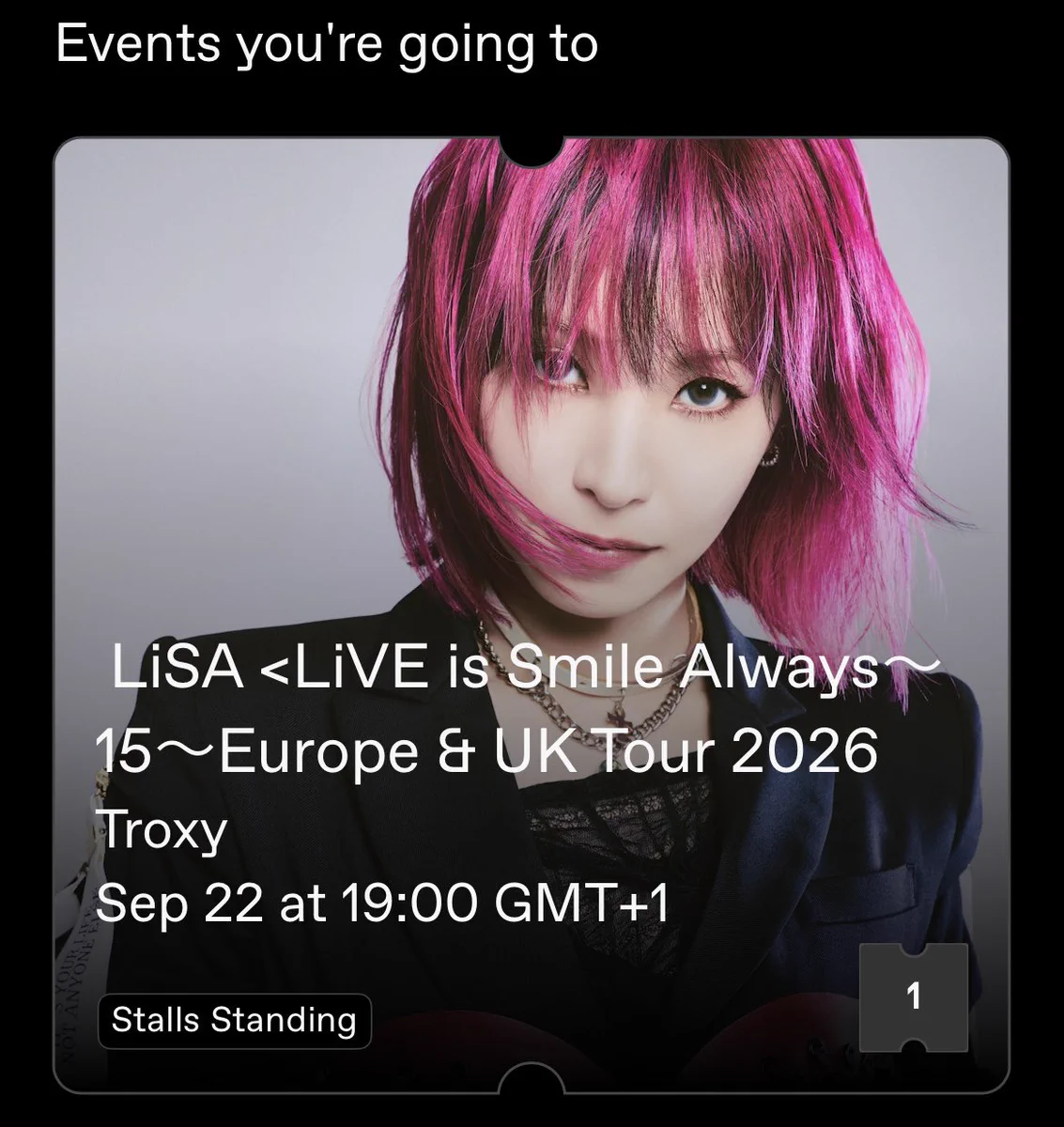あっちゃん@PUNK LiSAッ子9/22🇬🇧 (@PUNKLOVE1208) / X