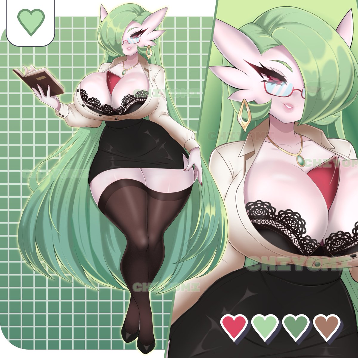 Chiyoomiq's tweet photo. Gardevoir strict teacher   

#pokemon #furry #gardevoir https://t.co/R5RcW9y9SF