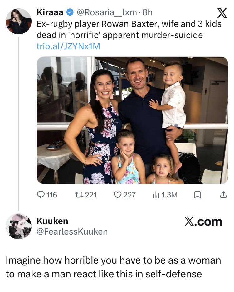 bdk1521's tweet photo. But PLEASE tell me more about how “men don’t defend men who kill their children.” There are comments like this on every post about male family annihilators. 

And don’t come at me about the GoFundMe, because men have donated $$$$ to a rapist child murderer’s campaign. https://t.co/XsQduvuw3c