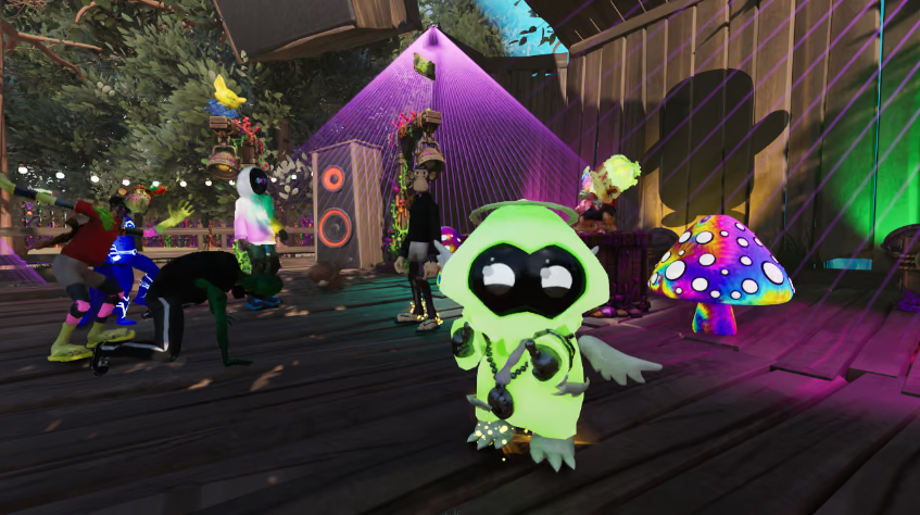 ClutchRob's tweet photo. Awesome Rave at @ChillPillsHQ ODK world 

@BillyBoyBeats and @Mikey_Thereum know how to throw an event! Awesome music, great vibes, and exploration quests! https://t.co/8ew0P5SyJp