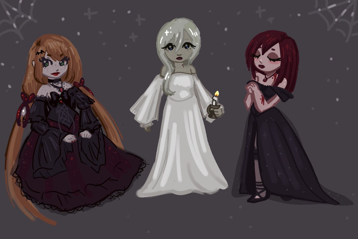 starlightwyfndr's tweet photo. I went to spirit Halloween and now I’m ready for spooky art https://t.co/uBmUSwNXs3