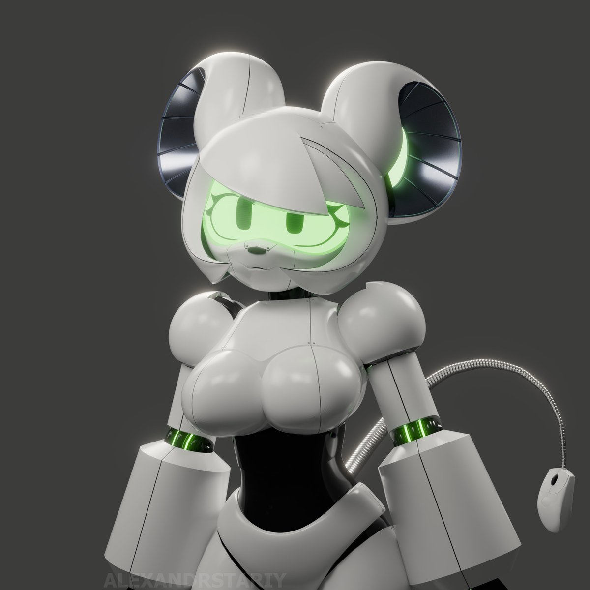 AlexStariy0303's tweet photo. 😊

R-Mony model by Me. 
Character by @ArzyParzy 

#3Dmodeling #Blender3D #MechaGirl #RoboGirl #MouseGirl #FurryArt #Anthro https://t.co/Ae2ffqFsls