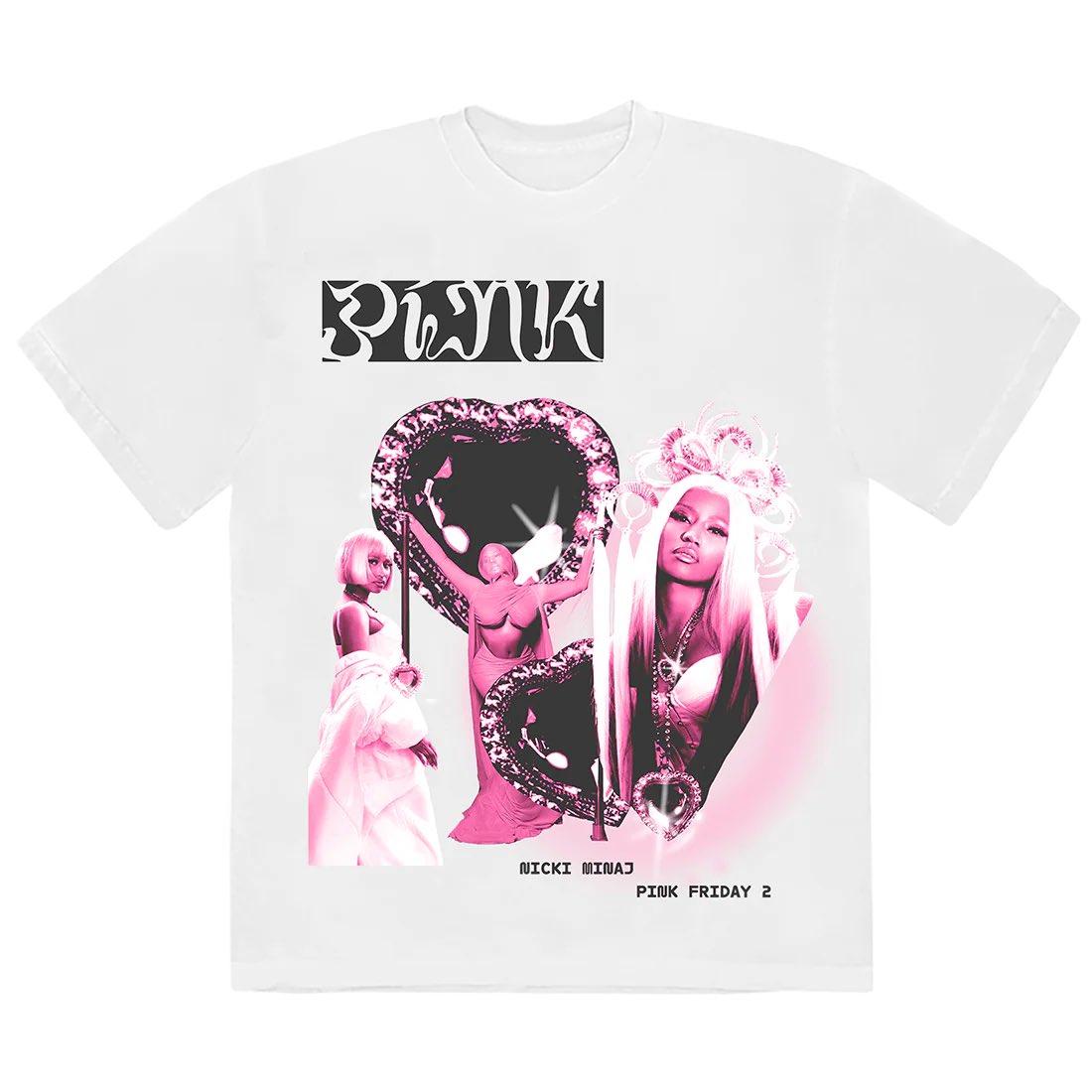 ShopWithNicki's tweet photo. SALE: #PinkFriday2 Heart Collage T-Shirt @NICKIMINAJ at @RepublicRecords 

$30 (25% off Labor Day Sale)

https://t.co/Zm47eI4s22 (@RepublicRecords) https://t.co/s4YNaEJ6iI