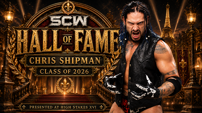 SCWrestling1's tweet photo. Welcome to the SCW Hall of Fame Class of 2026:
Chris Shipman, @SCWJessieSalco and @Punk_Whore_Amy aka Metal and Punk Connection and, of course, @SuperheroRoxi and @SuperheroKeira aka Team Hero! Congratulations! https://t.co/dCi2hBFrRJ