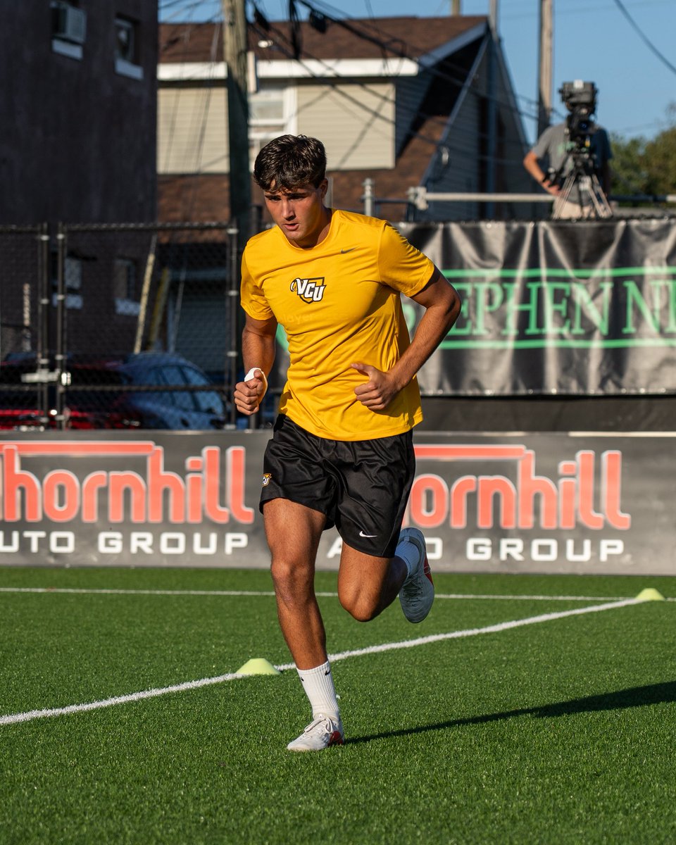 VCUMensSoccer's tweet photo. Go-time⌛️

#LetsGoVCU https://t.co/VAogmP0Gj7