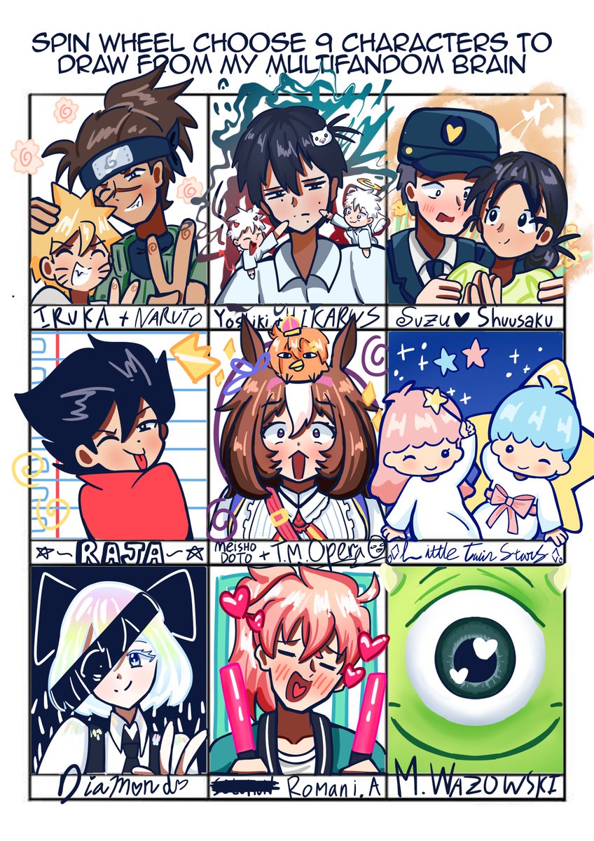 Achro_mono's tweet photo. That one time i made this as a challenge for myself #artchallenge #NARUTO #idkwhattoput #monsterinc https://t.co/EZXE0DegT5