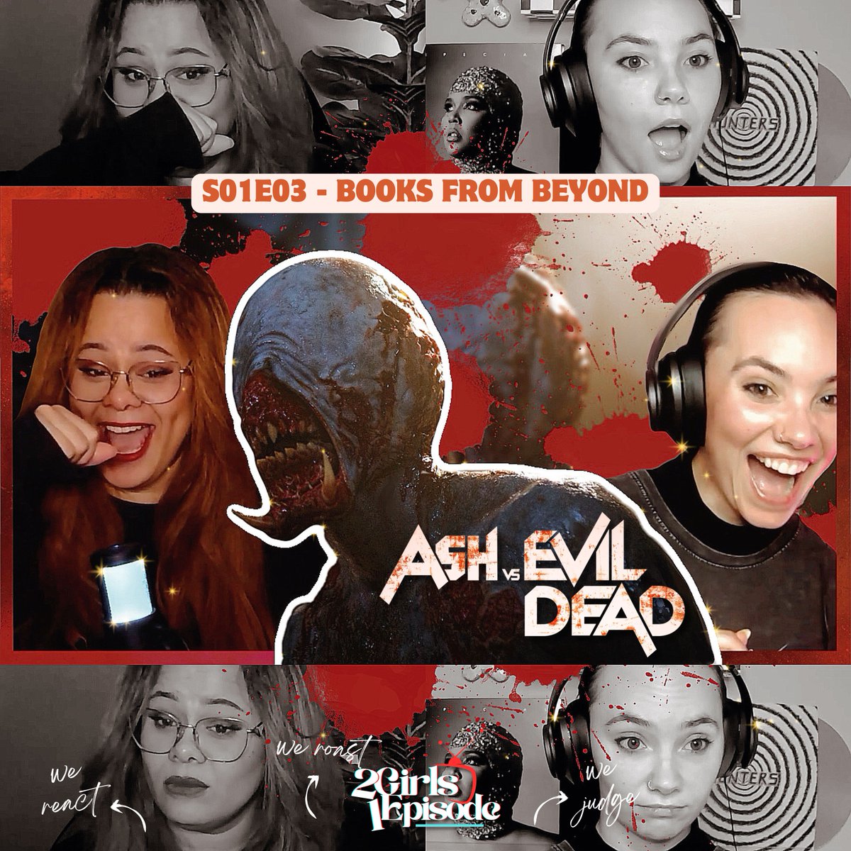 2girls1episode's tweet photo. 🚨It's Live | Ash vs Evil Dead 1x03
Watch now 👉 https://t.co/tb5V2PUKFm
Ash is really getting on our LAST nerve with his STUPID IDEAS!!
#AshvsEvilDead #BruceCampbell #LucyLawless https://t.co/FgmFgtUEjd