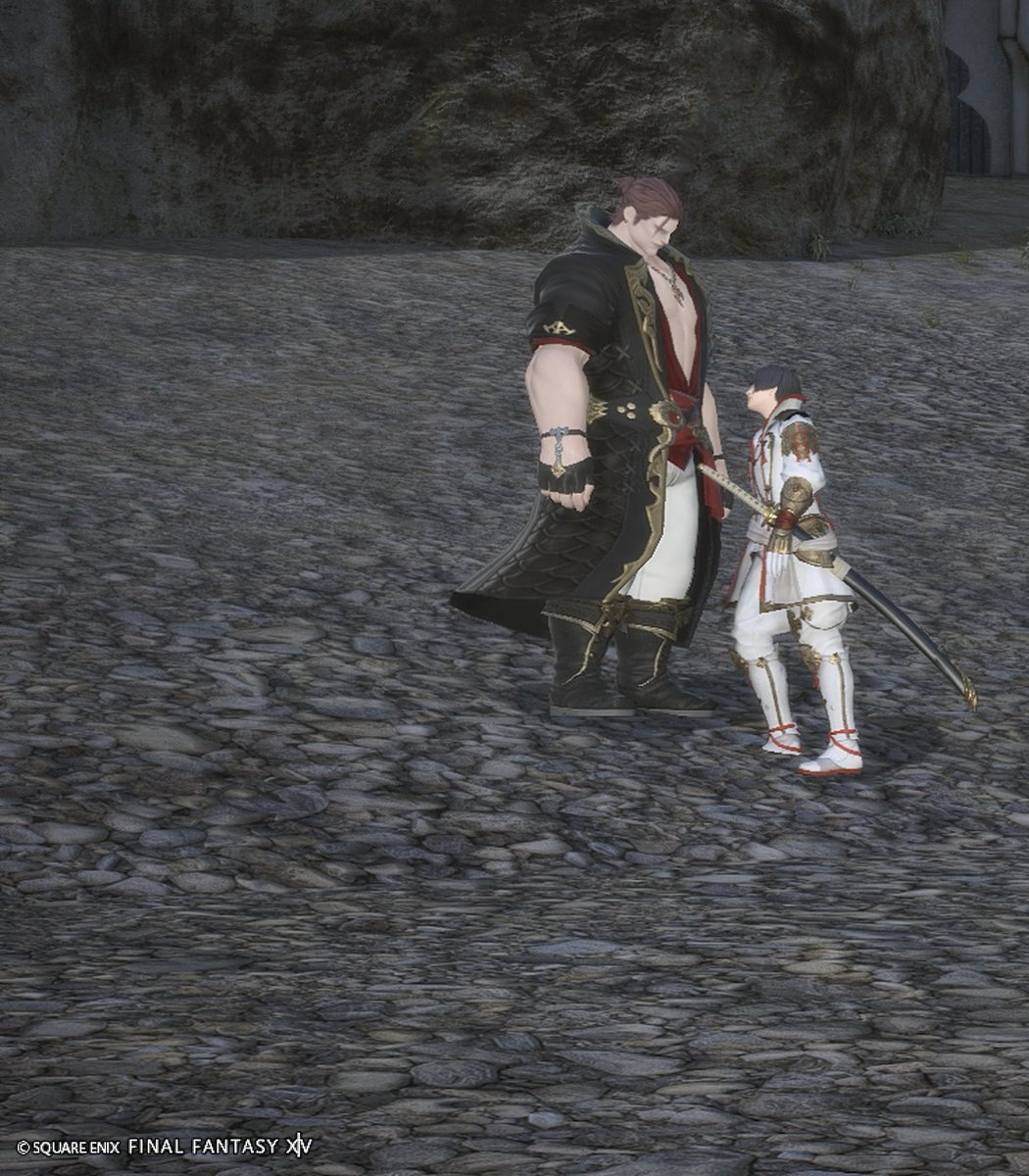 Felicie_FF14's tweet photo. アサﾋﾟにメンチ切られるシーンはおへそ見られてましたね https://t.co/K0Z77ldY7G