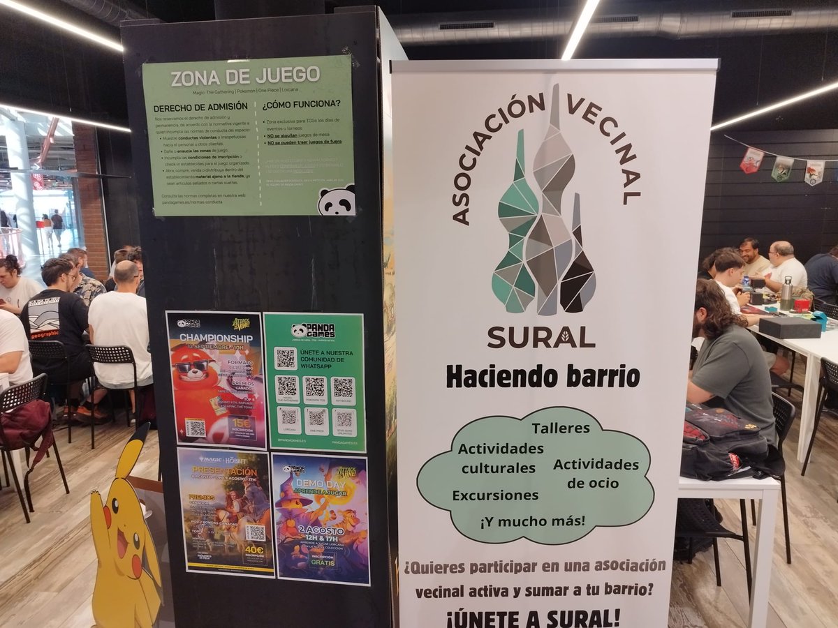AVVSural's tweet photo. Una tarde entretenida jugando el Torneo de Commander Ultrabudget en https://t.co/wsBKkYfeB7 Mucha diversión y buen ambiente. 😀🀄️🎲
¡Enhorabuena a los ganadores! Estad atentos a proximas convocatorias y actividades de la asociación 💚🧡✅ #Alcorcon #FiestasAlcorcon2026 https://t.co/ssKuPkbJOI