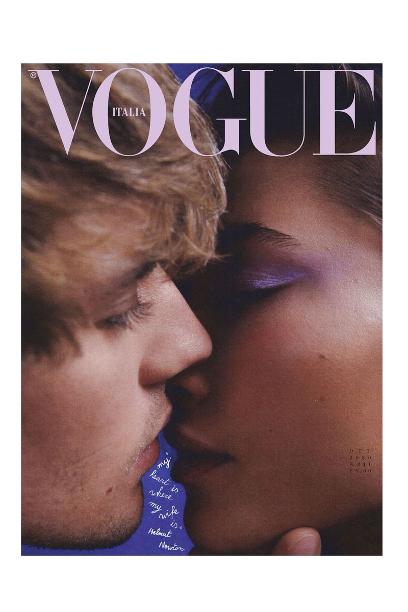 blessjbb's tweet photo. kissing on covers is already a bieber thing https://t.co/LQqTDHWCWQ