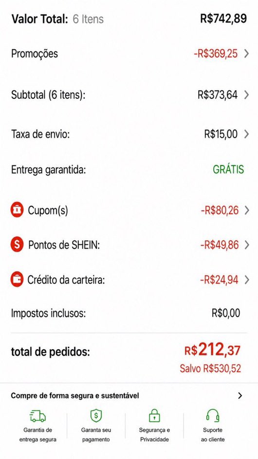 giroreality's tweet photo. migas achei esse cupom da SHEIN que dá 50% de desconto, achei que era mentira, pasmem…

peguei várias roupas e no final deu só R$212 🤌😭🥹

o código que funcionou: KZ6C725. https://t.co/TkCccefDhm