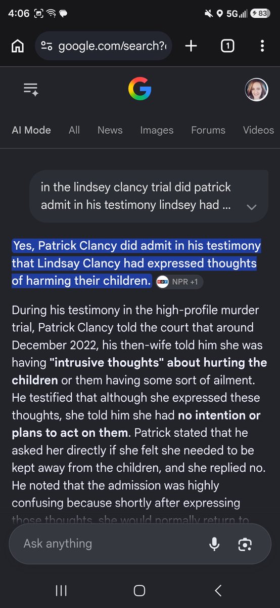 Pumperdoodle_W's tweet photo. @Sushicatlives @realstewpeters I've watched the entire trial. So no. Doesn't mean she didnt kill her kids. But he said she had expressed those thoughts. Don't lie about facts. Here is some help you dumb piece of shit. God I hate people who are just liars and a waste of air. https://t.co/qCIg0znMOE