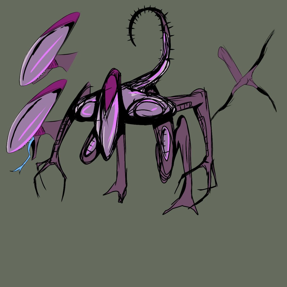 Reforgege's tweet photo. Fast Alien

#ConceptArt #CharacterDesign #FantasyArt #DarkFantasy #DigitalArt #Illustration #GameArt #IndieGame #Gamedev #OC #warrior #oni #demon #game #commissionopen #alien https://t.co/dE5TX4PXGW