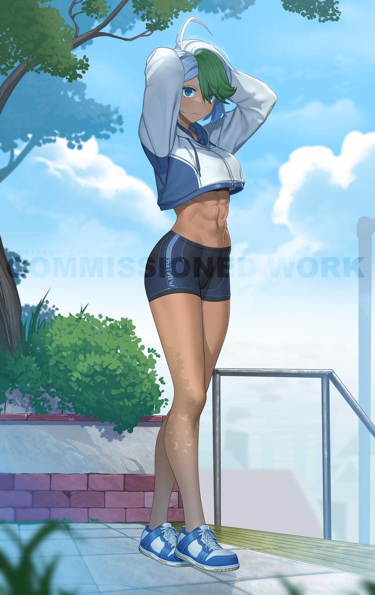 KeiryuuSeo's tweet photo. Commission Done for @DochandAgain 
I haven't done backgrounds for a long time. I hope I still got it right TTwTT https://t.co/UR5FtHlpHP