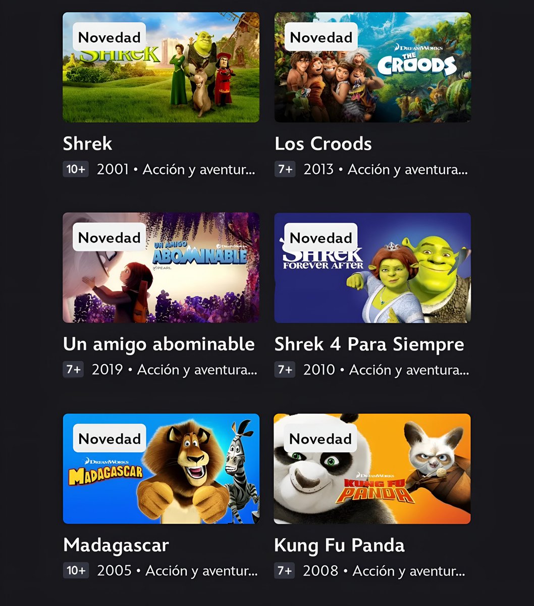 CartoonsOTMoon's tweet photo. Las películas de DreamWorks han llegado a Disney+ Latinoamérica y Europa. https://t.co/NPTJ6i4wse