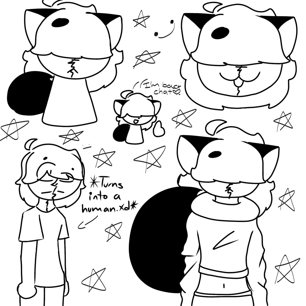 Cory_Fandom_Cat's tweet photo. I’m back at drawing digitally, and not just for thumbnails :D
Enjoy some random oc doodles :)

[#art #digitalartㅤㅤㅤㅤ #doodleart #oc] https://t.co/WlM8gPz76l