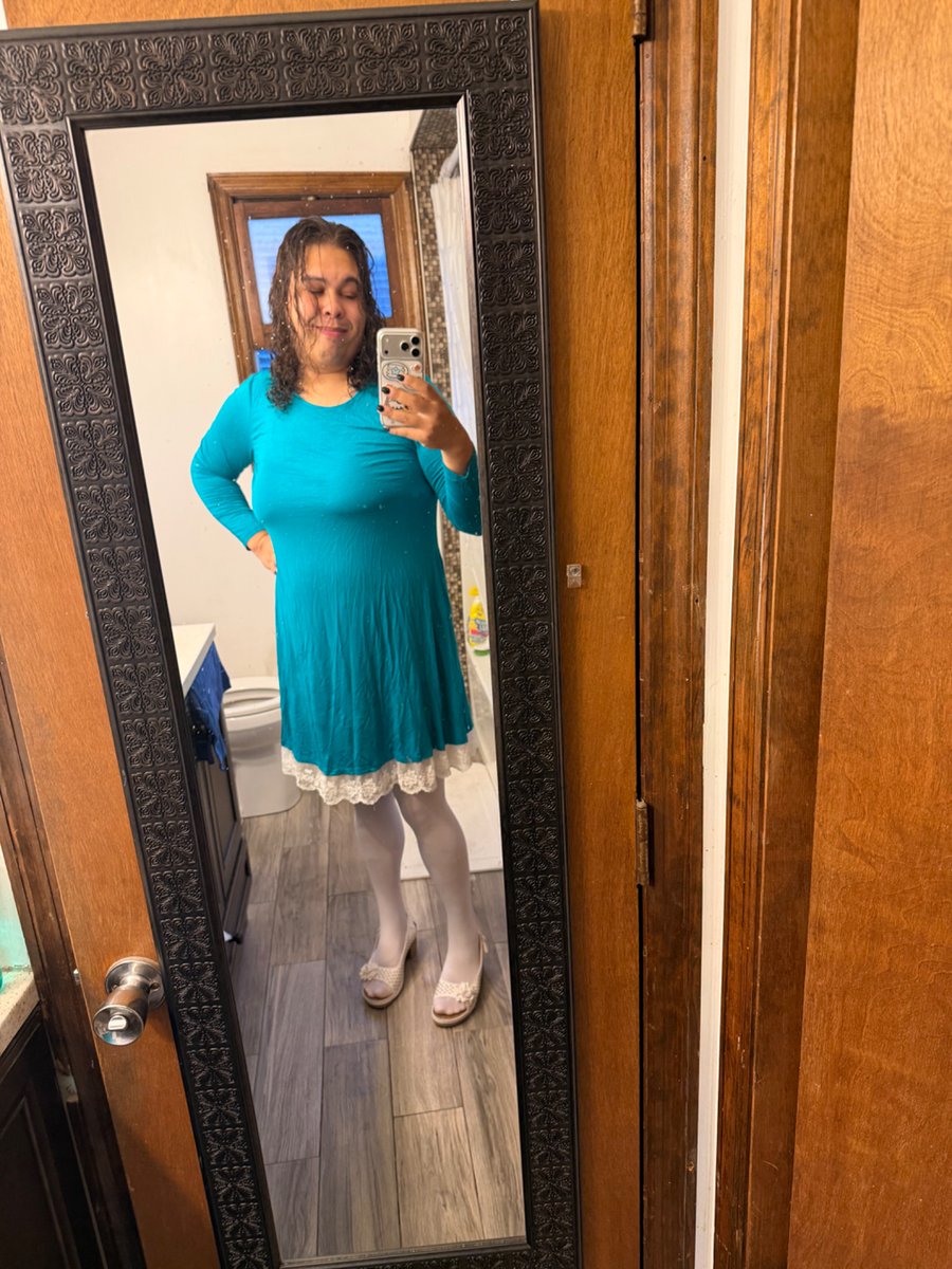 EternallyHomo's tweet photo. lazy sunday but i got all dressed up anyways this whole outfit was on amazon haul for 20! shoes tights and dress :) anyone wanna snuggle?🥴 https://t.co/GaHDRTgXiy