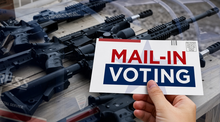 SaltyGoat17's tweet photo. We should have 100% mail-in gun purchases in the US...

No ID check!!
No waiting!!
No citizenship requirement!!
No questions asked!!

You know, just like liberals want voting to be... https://t.co/rjTXN4GXvc