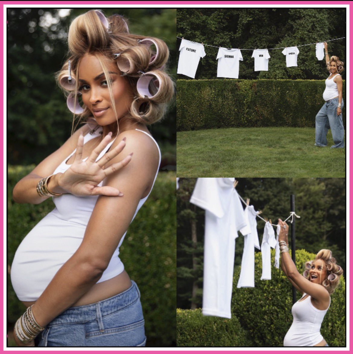 thedingydiamond's tweet photo. Ciara is having her fifth Baby. Russell be "IN IT" IN IT
👶🏿👶🏿👶🏿👶🏿👶🏿 https://t.co/Z6vx6ElWAU
