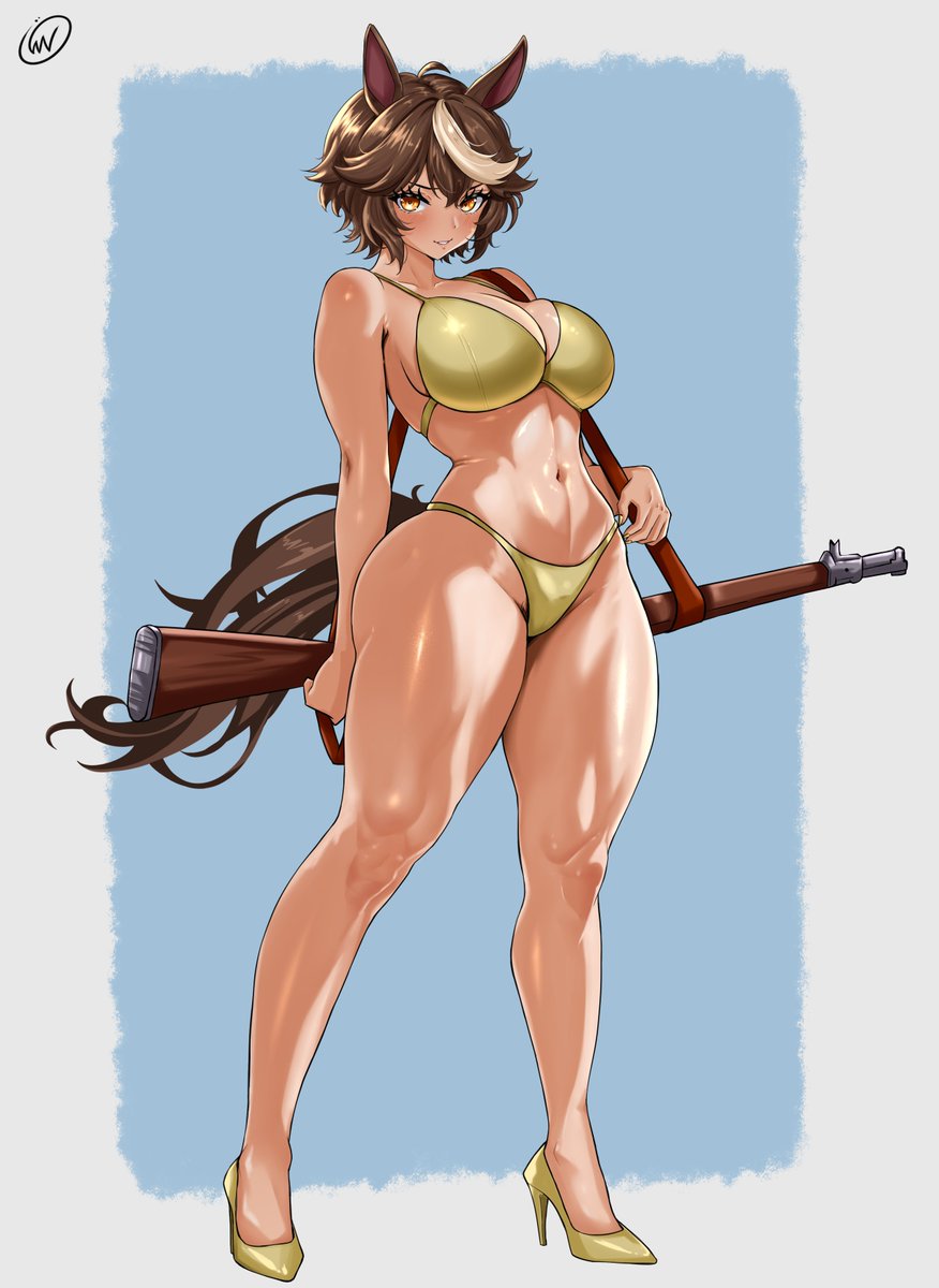 WaifuViolenta's tweet photo. Another commi of  @UmariTomoe 🐎✨
(nsfw version in my pixiv)
#Artofwarhorse #Vtuber https://t.co/8GcI3fsBKd