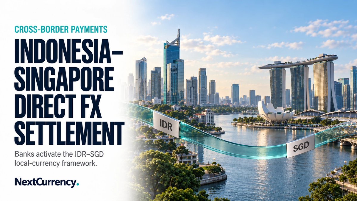 _NEXTCURRENCY_'s tweet photo. https://t.co/Cb9zzWZNa9 RECAP | Aug 29–Sep 4 👇
Full coverage → https://t.co/xBPf78GJIC

🇸🇬 Singapore moves its stablecoin framework toward law

@MAS_sg opened consultation on Payment Services Act amendments on September 1. Gibson Dunn’s analysis identifies a proposed standalone stablecoin issuance licence, changing the licensing approach set out in 2023.

Responses close October 16. Subsidiary rules will be consulted on separately; the new regime is not yet in force.

🇷🇺 Russia’s digital ruble reaches its first mandatory rollout phase

From September 1, the largest banks and their merchant clients with annual revenue above RUB120M must provide digital-ruble access or acceptance under the central bank’s schedule.

Consumers can still choose whether to use it. The next bank and merchant groups follow in September 2027 and 2028.

🌏 Indonesia and Singapore activate direct IDR–SGD settlement

@bank_indonesia and @MAS_sg operationalised their local-currency framework on August 31. Nine Indonesian banks and three Singapore banks can facilitate eligible trade, investment and cross-border payments with direct rupiah–Singapore dollar quotation.

DBS, OCBC and UOB are the Singapore participants. Businesses gain another FX route; the actual saving depends on the bank’s spread, fees and available liquidity.

🏦 TD and BNY test tokenized payments with real US dollars

TD says it moved actual dollars between two US entities through @BIS_org’s Project Agorá, with BNY acting as clearing bank and intermediary.

The controlled test linked tokenized bank money with settlement infrastructure. Its atomic-settlement design lets linked payment legs complete together or not at all, reducing the risk of paying out one currency without receiving the other.