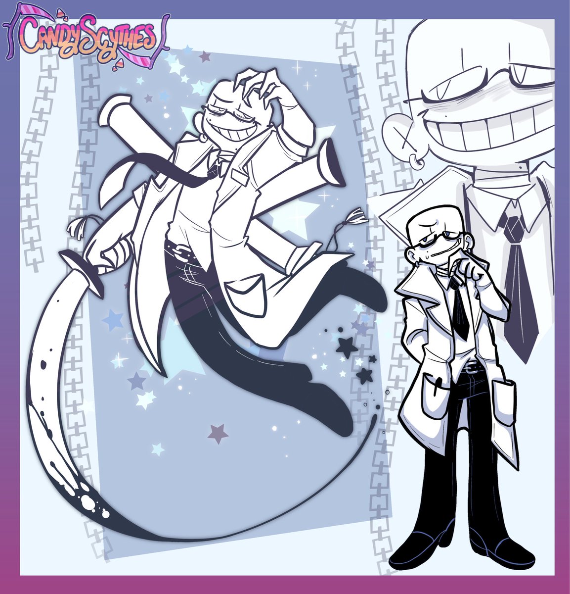 candyscythes's tweet photo. Dahlia 🩵✨ my side of the arttrade with @IceBirbb ❄️ https://t.co/8GCy7EfoJ8