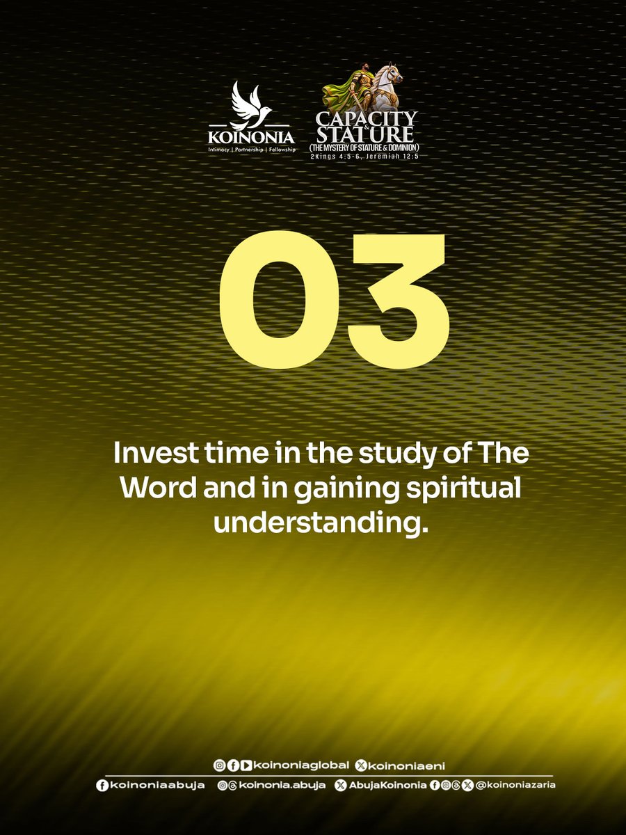 koinoniaeni's tweet photo. #ApostleJoshuaSelman
#CapacityAndStature
#TheMysteryOfStatureAndDominion
#KoinoniaAbuja
#KoinoniaZaria
#KoinoniaGlobal https://t.co/PwZ3olV9CP