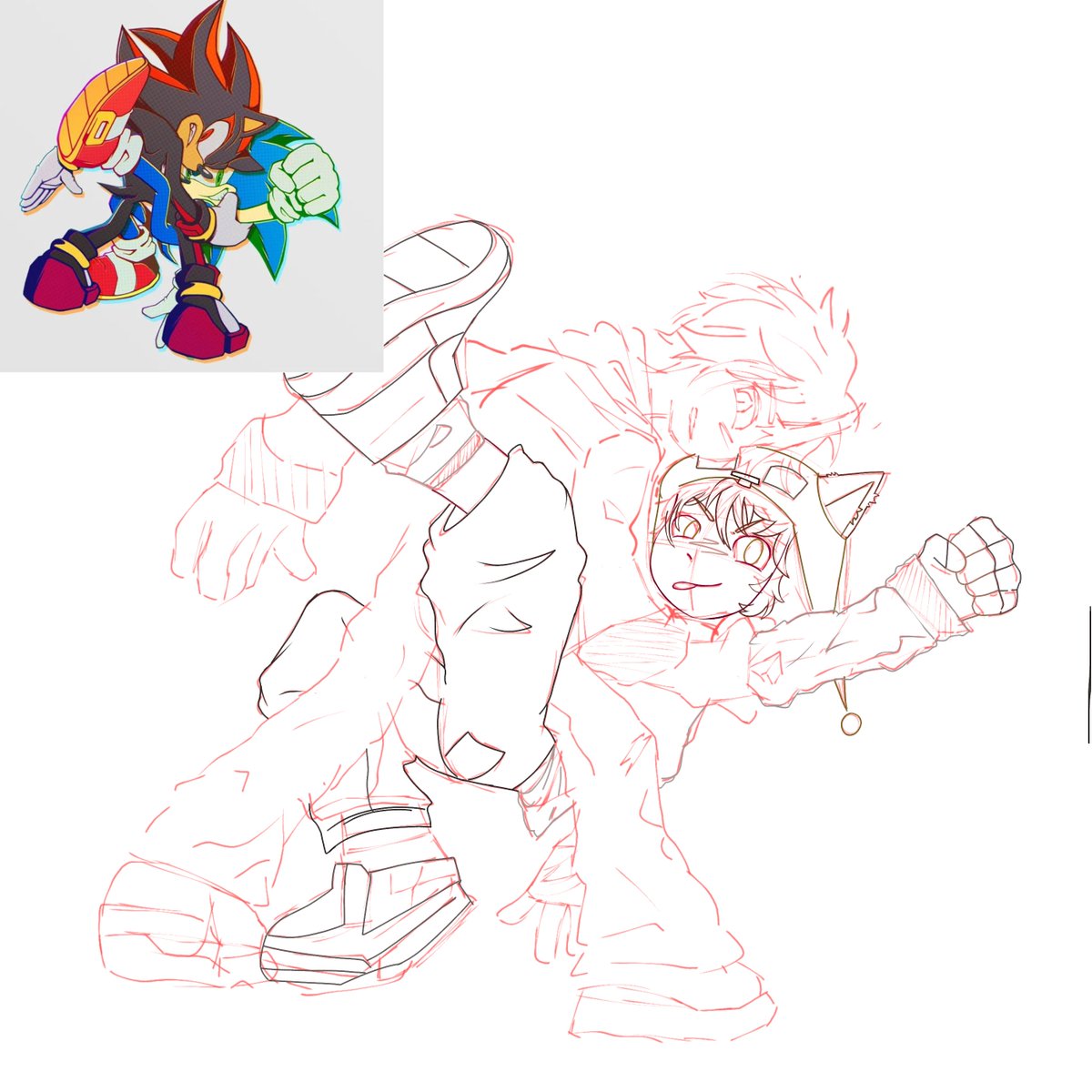 XenoN76702's tweet photo. Aún trabajando en dibujo, pls no me saques del fandom💔
#capitangatofanart https://t.co/DF6PNDd4Q3
