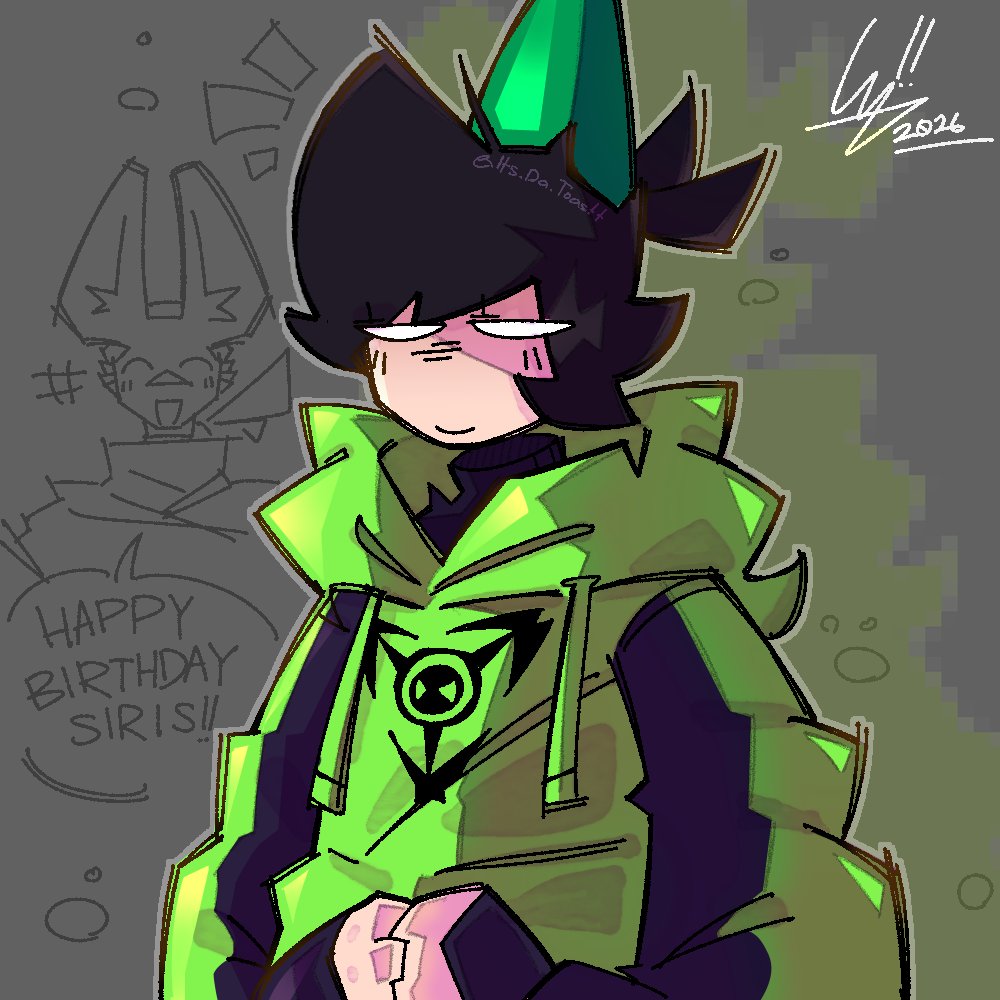 Its_Da_Toastt's tweet photo. BIRTHDAY VIDEO AND DRAWING FOR @SiristheVirus07 
Happy Birthdayeth Siris !!
#birthday #digitalart #digitalartist #animation #fyp https://t.co/s1NmheFusQ