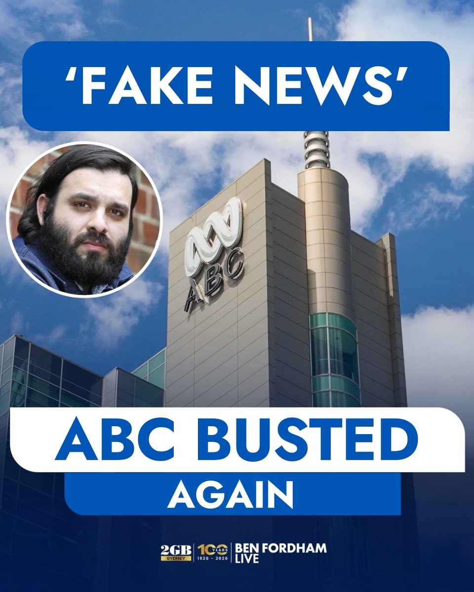 BenFordhamLive's tweet photo. The ABC has been busted.

A former reporter has been accused of making up details of a police raid.

The Australian Federal Police has denied it ever happened.

Listen to the details HERE.

🎧https://t.co/QO7Yr1LFAS🎧 https://t.co/Z1RQBsEFvy